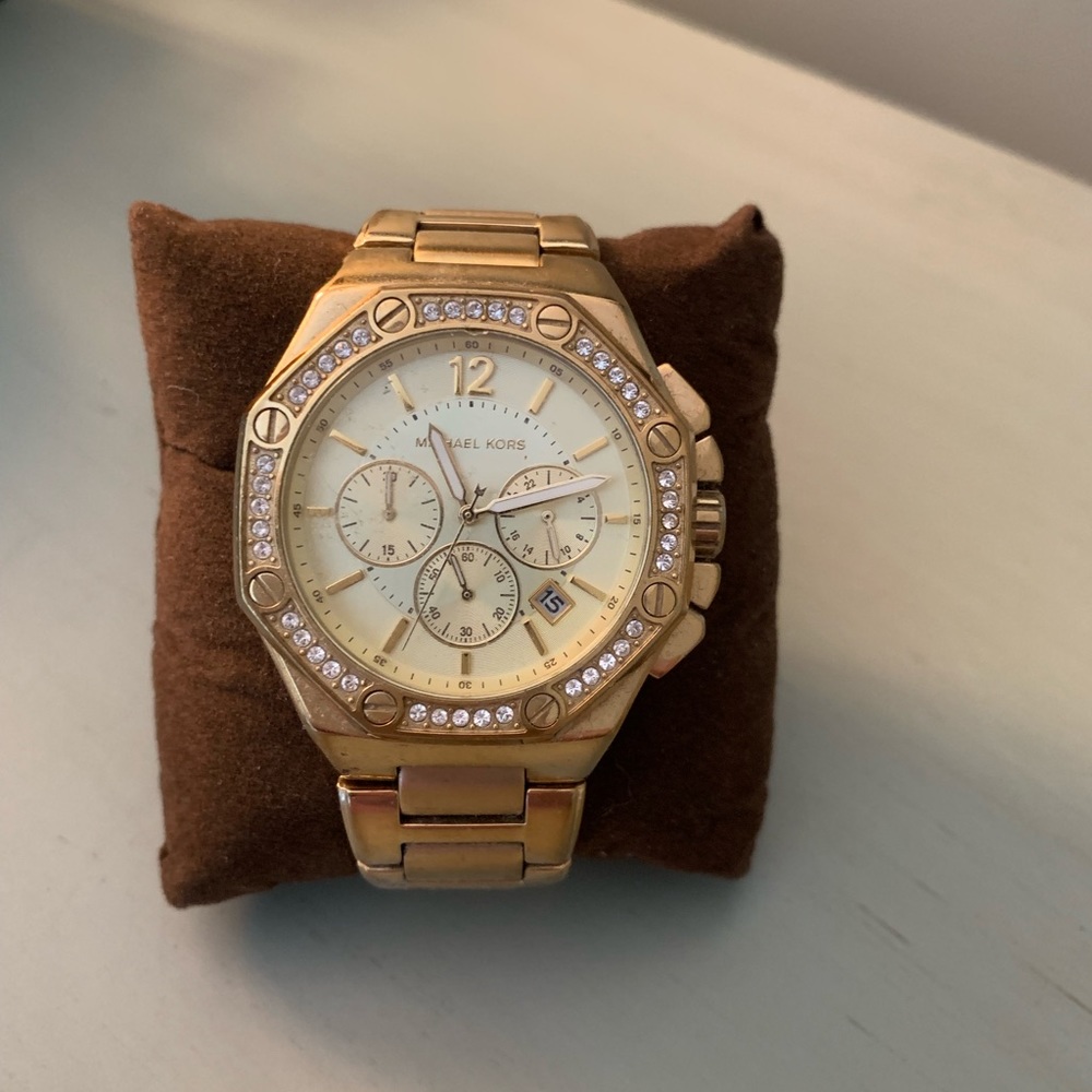 Michael Kors Gold Watch: gently used